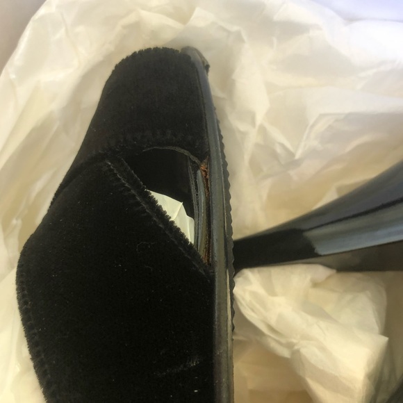 CHANEL BLACK SUEDE SHOES SIZE 38.5 - Picture 6 of 16